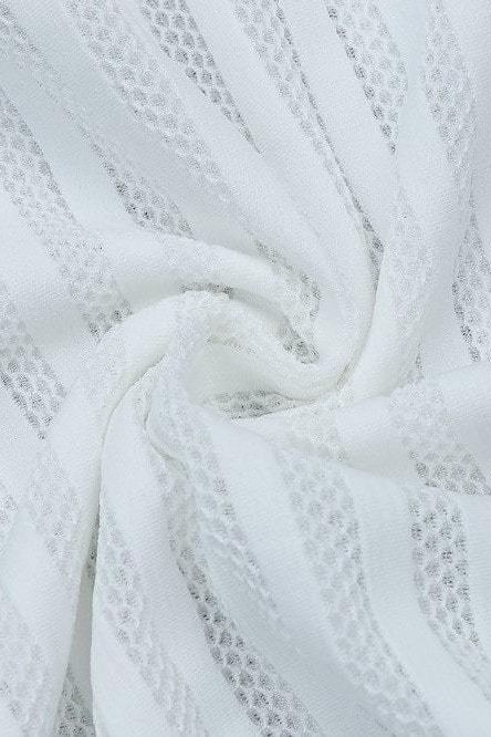 Woman wearing a figure flattering Olivia Long Sleeve Bandage Midi Dress - Classic Black Bodycon Collection