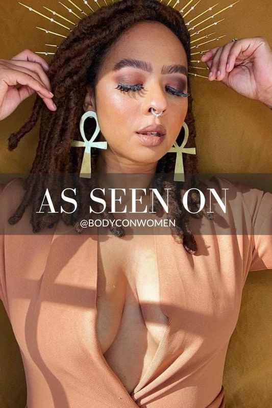 Woman wearing a figure flattering  Blaire Long Sleeve Bandage Dress - Tan Brown BODYCON COLLECTION